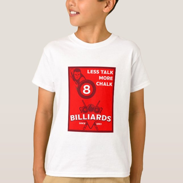 Vintage Pocket Billards T Shirt (Framsida)