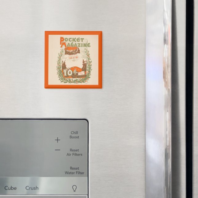 Vintage Pocket Magazine jul Magnet (In Situ (Fridge))