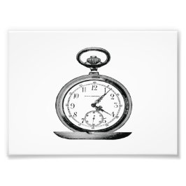 Vintage Pocket Watch Coola Fab Fototryck