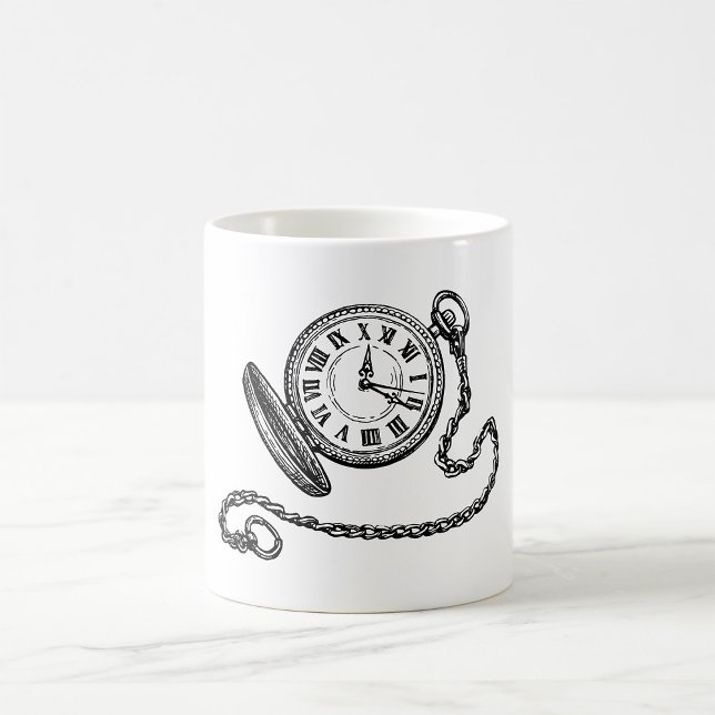 Vintage Pocket Watch Kaffemugg (Skapare uppladdad)