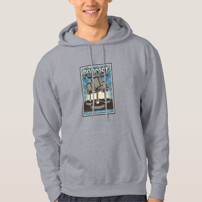 Vintage Podcast Echo Hoodie (Framsida)