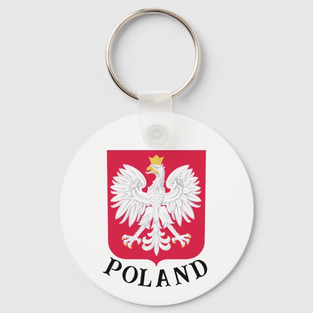 Vintage Poland Keychain Nyckelring (Framsida)