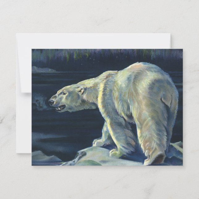 Vintage Polar Bear, arktiska marina levande djur (Framsida)