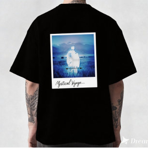 Vintage Polaroid Estetisk Drömlandskap T-Shirt