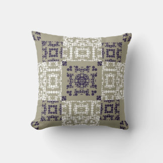Vintage Polka dots Blommönster Art Design Kudde
