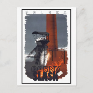 Vintage Polska Poland Slask Vykort