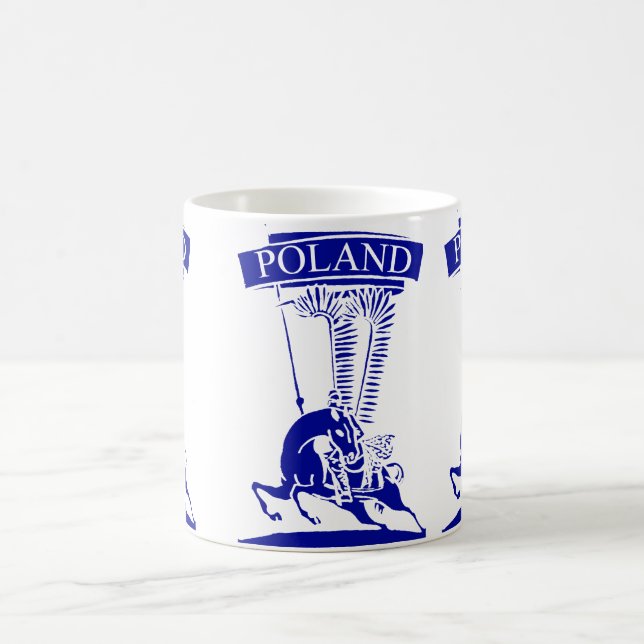 Vintage polska Winged Hussar Kaffemugg (Center)
