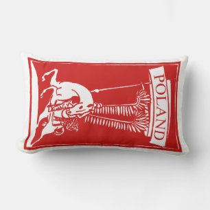 Vintage polska Winged Hussar Lumbarkudde