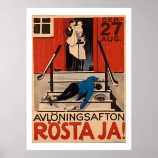 Vintage Polskt förbud Poster 1922