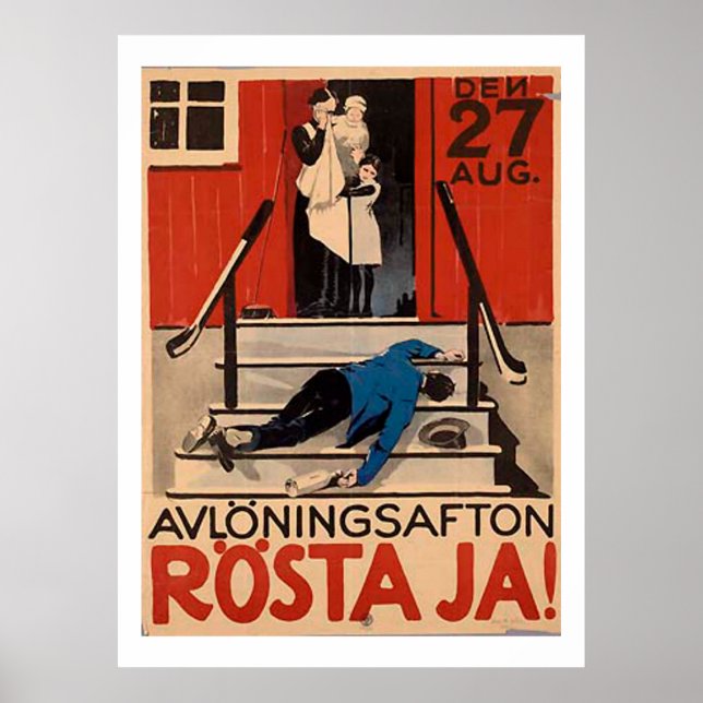 Vintage Polskt förbud Poster 1922 (Framsidan)