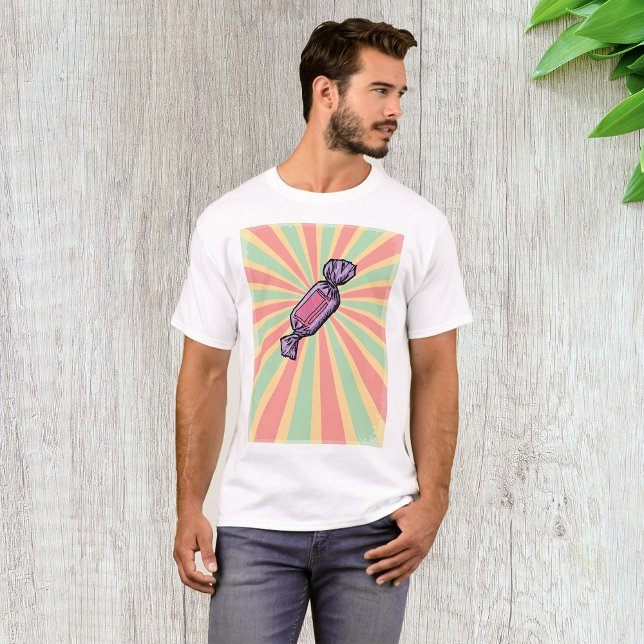 Vintage Pop Art Omslagna Godisbitar T Shirt (Skapare uppladdad)