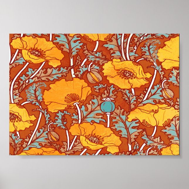 Vintage Poppies ~ Poster (Framsidan)