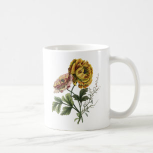 Vintage Poppy Flowers Kaffemugg