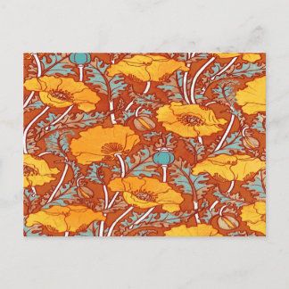 Vintage Poppy ~ vykort