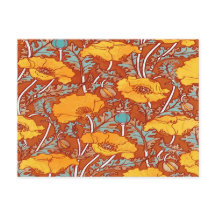 Vintage Poppy ~ vykort