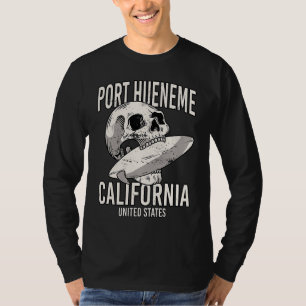 Vintage Port Hueneme Strand Kalifornien CA Retro S T Shirt