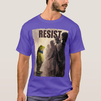 Vintage Portland 2025 Motstå Groda Protest Män Kvi T Shirt