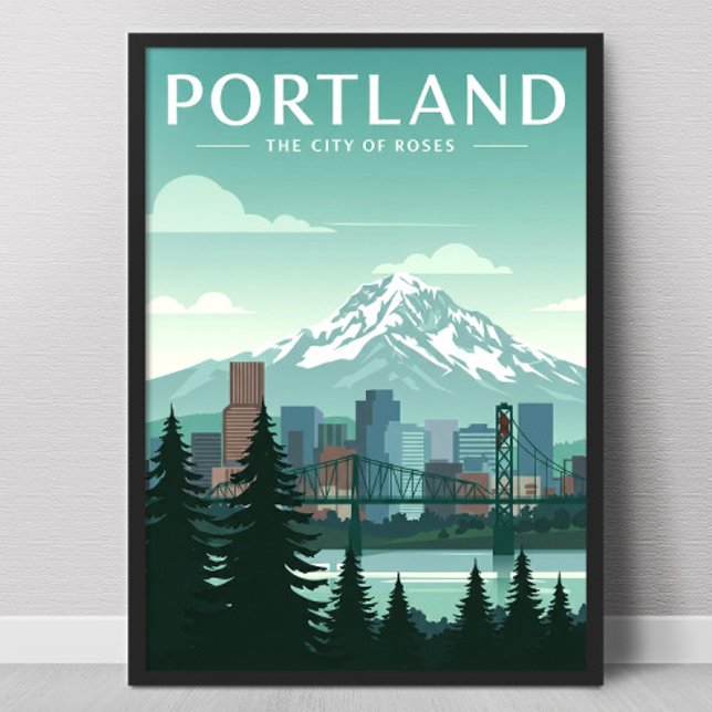 Vintage Portland Poster (Skapare uppladdad)