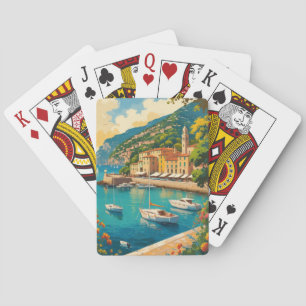 Vintage Portofino Genova Italien Casinokort
