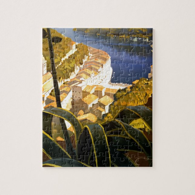 Vintage Portofino-Italien Pussel (Vertikal)