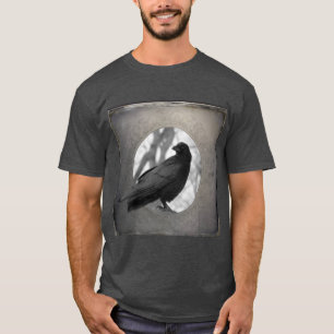 Vintage porträtt Kråka T-Shirt