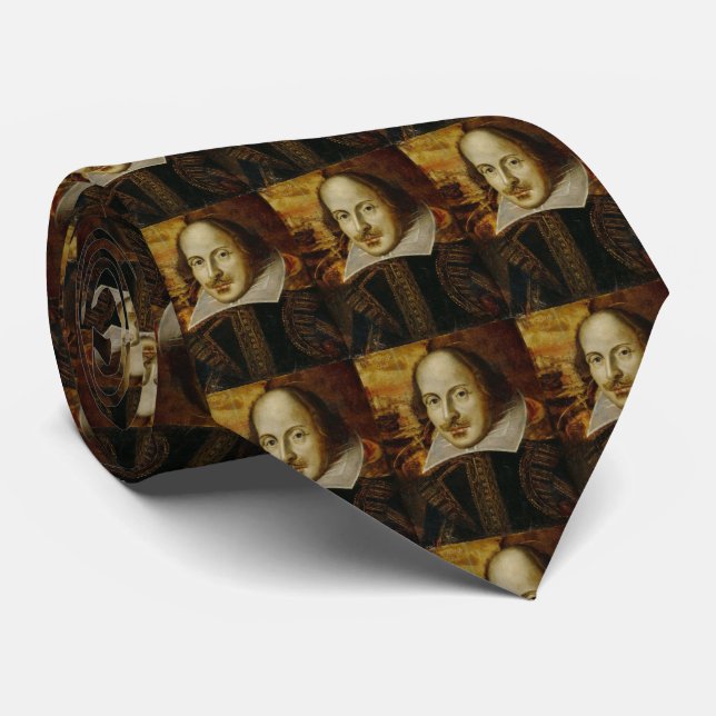 Vintage Porträtt Painting of William Shakespeare Slips (Rullad)