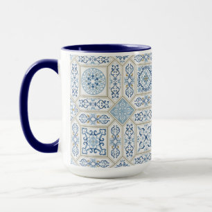 Vintage Portugal Azulejo traditionell Mugg