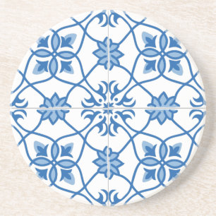 Vintage portugisiska Azulejo belägger med tegel Underlägg
