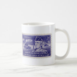 Vintage Postage Frimärke-kaffe Kopp