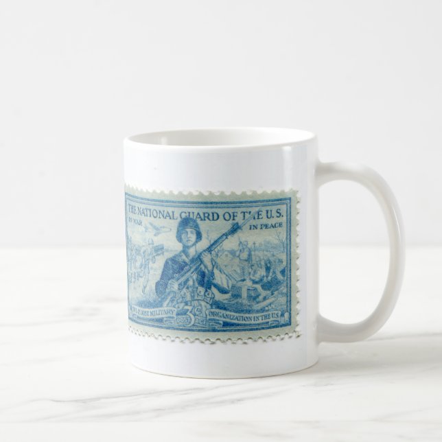 Vintage Postage Frimärke-kaffe Kopp (Höger)