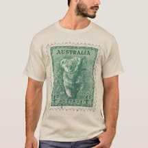 Vintage Postage Frimärke Koala Bear Australien