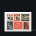 Vintage Postage Frimärke Photo Collage julkort Inbjudningar<br><div class="desc">Sprid helgdag glädje med vår personlig-fotojulkort, designat för att fånga din familjs värme och glädje. Anpassa den med ditt favoritfoto, ditt hjärtliga meddelande och unika detaljer för ett verkligt minnesvärt hälsning. Perfekt för att skicka helgdag till nära och långt nära nära nära nära nära nära nära nära nära nära och...</div>