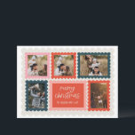 Vintage Postage Frimärke Photo Collage julkort Inbjudningar<br><div class="desc">Sprid helgdag glädje med vår personlig-fotojulkort, designat för att fånga din familjs värme och glädje. Anpassa den med ditt favoritfoto, ditt hjärtliga meddelande och unika detaljer för ett verkligt minnesvärt hälsning. Perfekt för att skicka helgdag till nära och långt nära nära nära nära nära nära nära nära nära nära och...</div>