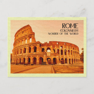 Vintage Postcard Colosseum Rom Vykort