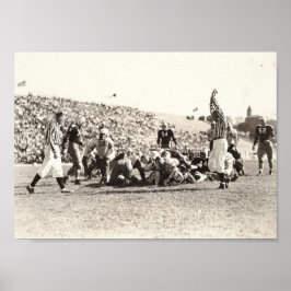 Vintage Poster av fotboll