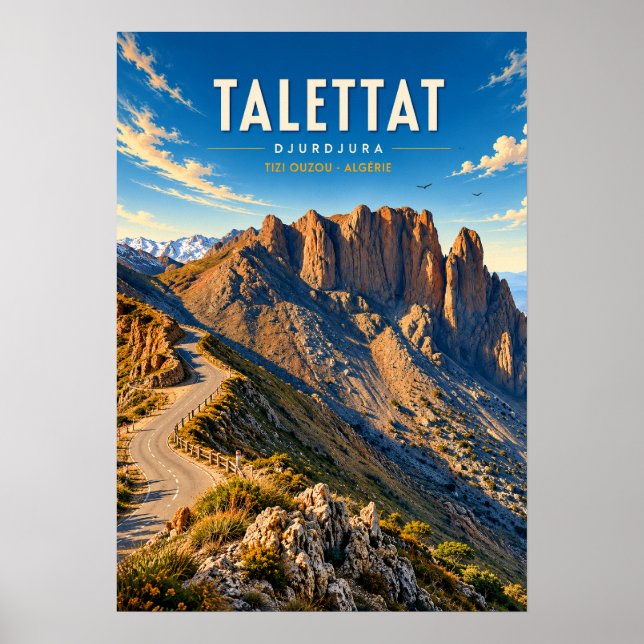 Vintage poster Talettat - Algérie (Framsidan)