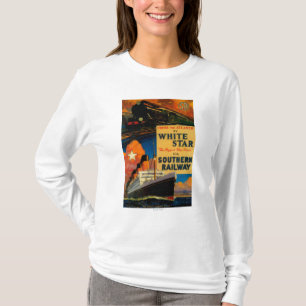 Vintage PosterEurope för vitstjärnaSR T-shirt