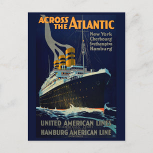 VINTAGE POSTKORT FRÅN OCEANFART VYKORT