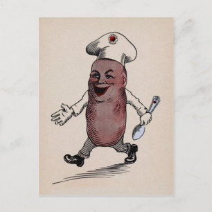Vintage Potato Postcard Vykort