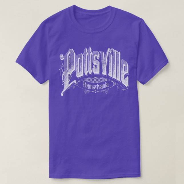Vintage Pottsville PA T Shirt (Design framsida)