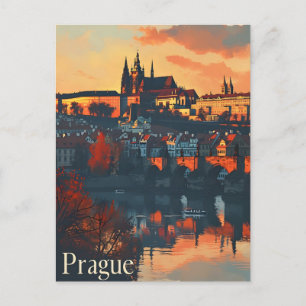 Vintage Prag: Karlsklippan vykort