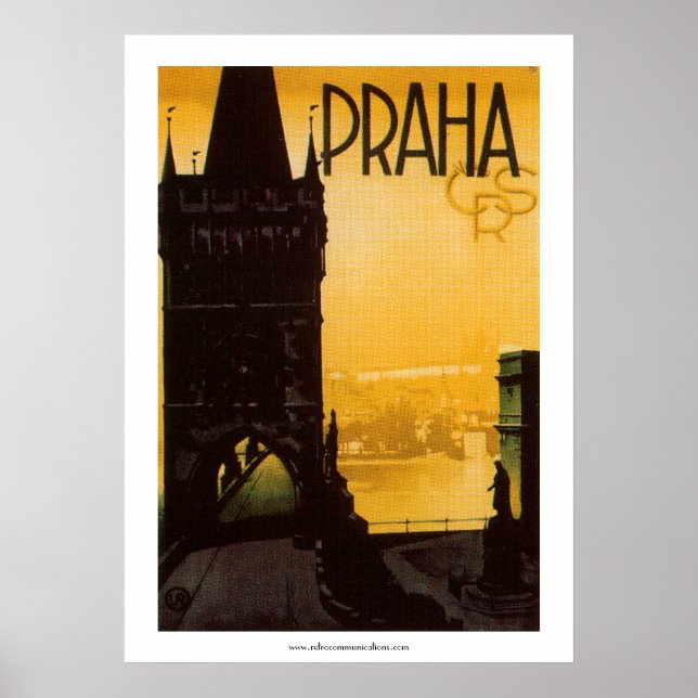 Vintage Praha Poster (Framsidan)