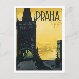 Vintage Praha Vykort