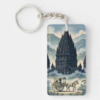 Vintage Prambanan Hindu-templet Java Indonesien