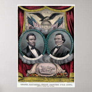 Vintage Presidentval i Krig Poster
