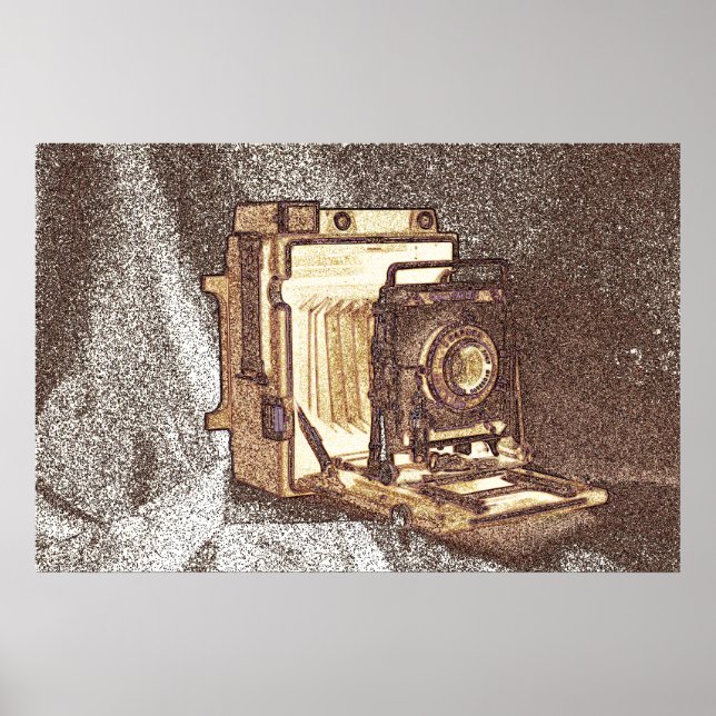 Vintage Press Camera Poster (Framsidan)