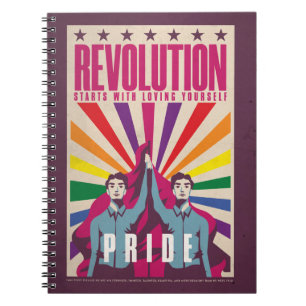 Vintage Pride Revolution Spiral bärbar dator Anteckningsbok