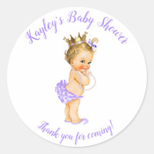Vintage Princess Lila Baby Shower Favor