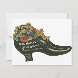 Vintage Product Label, Frank Millers Shoe polska
