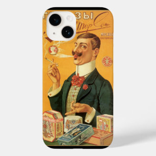 Vintage Product Label, Russian Cigarette Tobacco